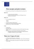 Plate margins and plate tectonics