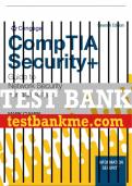 Test Bank For CompTIA Security+ Guide to Network Security Fundamentals - 7th - 2022 All Chapters - 9780357424377