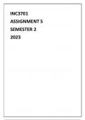 INC3701 ASSIGNMENT 5 SEMESTER  2 2023 (DUE 29 SEPT 23)