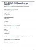 MDC 2 EXAM 1 (230 questions and answers.docx