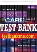 Test Bank For Paramedic Care: Principles and Practice, Volume 1 6th Edition All Chapters - 9780137373840