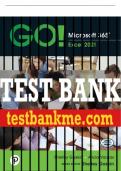 Test Bank For GO! Microsoft 365: Excel 2021 1st Edition All Chapters - 9780137679690