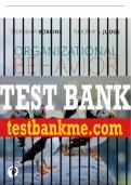 Test Bank For Organizational Behavior 19th Edition All Chapters - 9780137687206