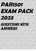 PAR1501 EXAM PACK 2023