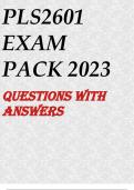 PLS2601 EXAM PACK 2023