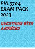 PVL3704 EXAM PACK 2023