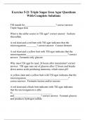 Exercise 5-21 Triple Sugar Iron Agar Questions With Complete Solutions