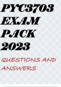 PYC3703 EXAM PACK 2023