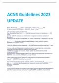 ACNS Guidelines 2023 UPDATE