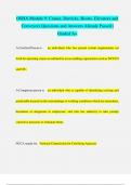 OSHA 30 Construction Module 9: Cranes, Derricks, Hoists, Elevators and Conveyors Questions and Answers Already Passed | Graded A+