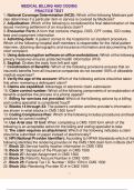 Medical Billing and Coding Practice Test 1. National Coverage Determination (NCD): Which of the following Medicare policies determines if a particular item or service is covered by Medicare? 2. Adjudication: Which of the following is considered the final 