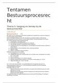 Tentamenstof bestuursprocesrecht