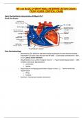 NR 340 EXAM 2 BASIC DYSRHYTHMIA INTERPRETATION STUDY GUIDE {CRITICAL CARE} LATEST UPDATE