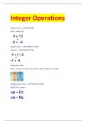 Integer Operations