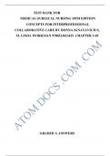 TEST BANK FOR  MEDICAL-SURGICAL NURSING 10TH EDITION  CONCEPTS FOR INTERPROFESSIONAL  COLLABORATIVE CARE BY DONNA IGNATAVICIUS,  M. LINDA WORKMAN 9780323612425. CHAPTER 1-69