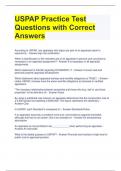 USPAP Practice Test Questions with Correct Answers