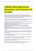 USPAP 2023-2024 Exam Questions and Answers All Correct 