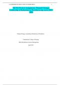 EADERSHIP OF REDUCTION IN WORKFORCE 1 NR 534 Week 6 Assignment- Planned ChangeLeadership of Reduction in Workforce-top score-2023- 2024