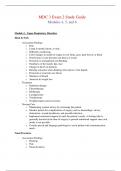 MDC 3 Exam 2 Study Guide Modules 4, 5, and 6