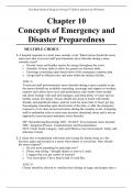 Chapter 10 Concepts of Emergency and Disaster Preparedness [[Test Bank Medical Surgical Nursing 9th Edition Ignatavicius Workman]]