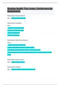 Shadow Health Tina Jones -Cardiovascular Assessment:  Updated Solution