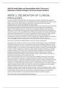 HSM 542 Health Rights and Responsibilities Week 2 Discussion 1  Delineation of Clinical Privileges 5 all Correct Answers Graded A