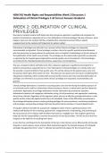 HSM 542 Health Rights and Responsibilities Week 2 Discussion 1  Delineation of Clinical Privileges 3 all Correct Answers Graded A