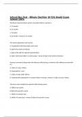 School Bus Test - Illinois (Section 10 CDL Book) Exam Solved 100%