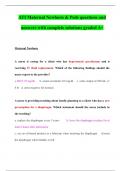 ATI Maternal Newborn & Peds questions and answers with complete solutions graded A+