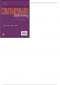 Contemporary Advertising and Integrated Marketing Communications 15th Edition by William F Arens - Test Bank