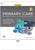 Test Bank for Primary Care-Interprofessional Collaborative Practice 6th Edition by Terry Mahan Buttaro, JoAnn Trybulski, Patricia Polgar-Bailey & Joanne Sandberg-Cook - Complete, Elaborated and Latest Test bank ALL Chapters 1-23 included-Updated 