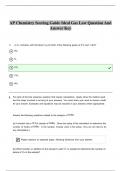 AP Chemistry Scoring Guide Ideal Gas Law Question And Answer Key 2023