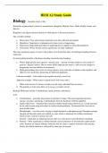 Summary HESI A2 STUDY GUIDE UPDATED SOLUTION GRADED A+