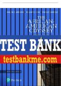 Test Bank For African-American Odyssey, The, Combined Volume 7th Edition All Chapters - 9780137540594