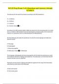 NCLE Prep Exam 3 of 4 Questions and Answers Already Graded A