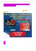 MC CANCE Huether Pathophysiology 7TH AND 9TH EDITION  LATEST TEXT BANK