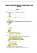 HESI A2 V2 (Re-take)/ HESI_A2_V2 Study Guide 100% Correct