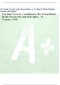   Test-bank For Varcarolis' Foundations of Psychiatric-Mental Health Nursing=9th Edition  Test-bank Varcarolis Foundations of PsychiatricMental Health Nursing=9th Edition=Chapter 1-36 |      	Test bank Varcarolis' FoundatioSnstuovfiaP.csoymchi-aTtrh