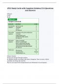 ATLS Study Cards with Complete Solution/216 Questions  and Answers