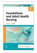 TEST BANK FOR FOUNDATIONS AND ADULT HEALTH NURSING 9TH EDITION BY COOPER