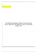  Test Bank Pharmacology A Patient-Centered Nursing Process Approach, 11th Edition by Linda E. McCuistion Chapter 1-58