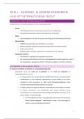 Samenvatting - inleiding tot internationaal en europees recht (17/20 GESLAAGD) - deel internationaal recht