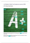 Air Methods Critical Care Exam(correct answers 2023)  ATI Critical Care Exam   Before PFT's how long should a patient refrain from smoking? Using an inhaler? - Answer- smoking: 6-8 h inhaler: 4-6 h  What test must you do before performing an arterial p