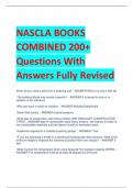 NASCLA BOOKS  COMBINED 200+ Questions With  Answers Fully Revised