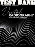 TEST BANK for Dental Radiography: Principles and Techniques 6th Edition Iannucci Joen and Howerton Laura | Complete 35 Chapters