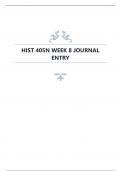 HIST 405N WEEK 8 JOURNAL ENTRY.