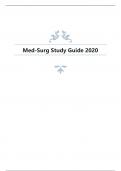 Med-Surg Study Guide 2020.