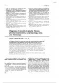 Diagnosis of sinusitis in adults: History,  physical examination, nasal cytology, echo,  and rhinoscope 