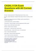 Bundle For CASAL 1 Exam Questions and Answers All Correct