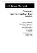 SOLUTION MANUAL FOR Pearson's Federal Taxation 2023 Comprehensive, Individuals 36th edition By Timothy J. Rupert, Kenneth E. Anderson, David S Hulse Chapter 1-18